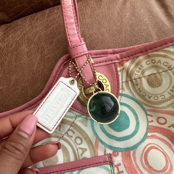 Multicolor coach tote bag - Picture 3 of 9